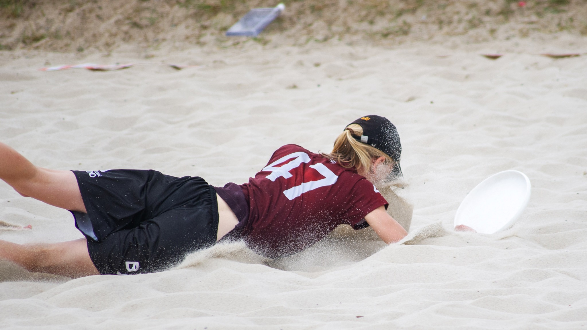 Diving Catch at Goldstrand